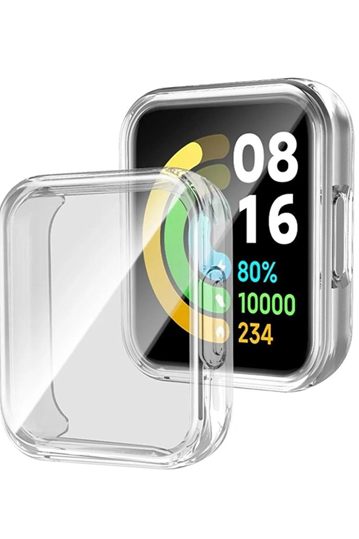 Coverzone-Compatible With Xiaomi Redmi Watch 2 Lite 360 Front And Back Full Coverage Moiety Smart Watch Screen Protection 3