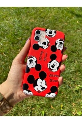 Iphone 11 Mickey Mouse Tasarım Baskılı Lansman Telefon Kılıfı Uyumlu KCZ047-i11