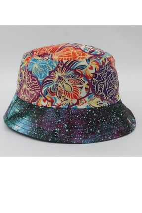 Kadın Bucket Şapka Desenli Kova Şapka Balıkçı Foter 7948157