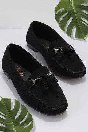 Siyah Kadın Loafer Ayakkabı K01542030365