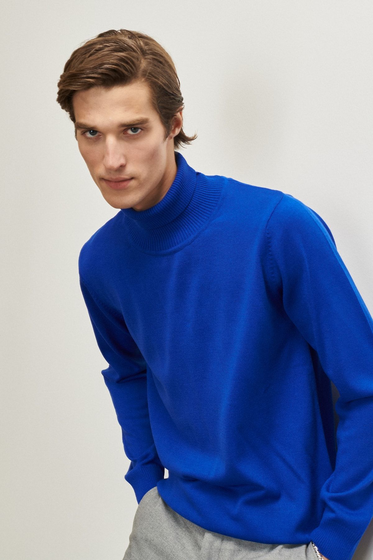 Alt ny ld z Classics Men s Saks Blue Anti Pilling Standard Fit