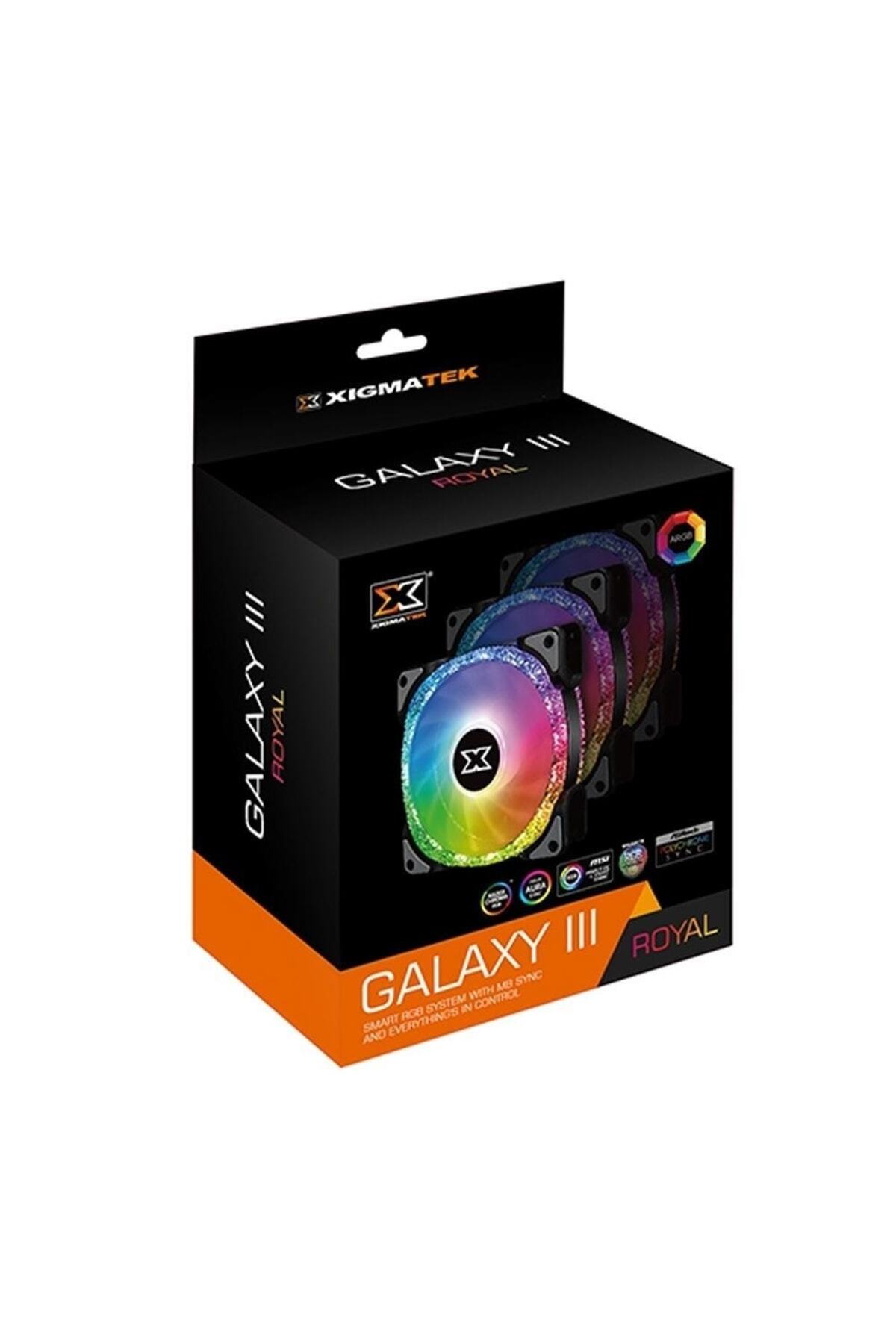 Galaxy Iıı Royal 3x120mm Br120 Argb Fan + Kumandalı Kasa Fan Kiti 5