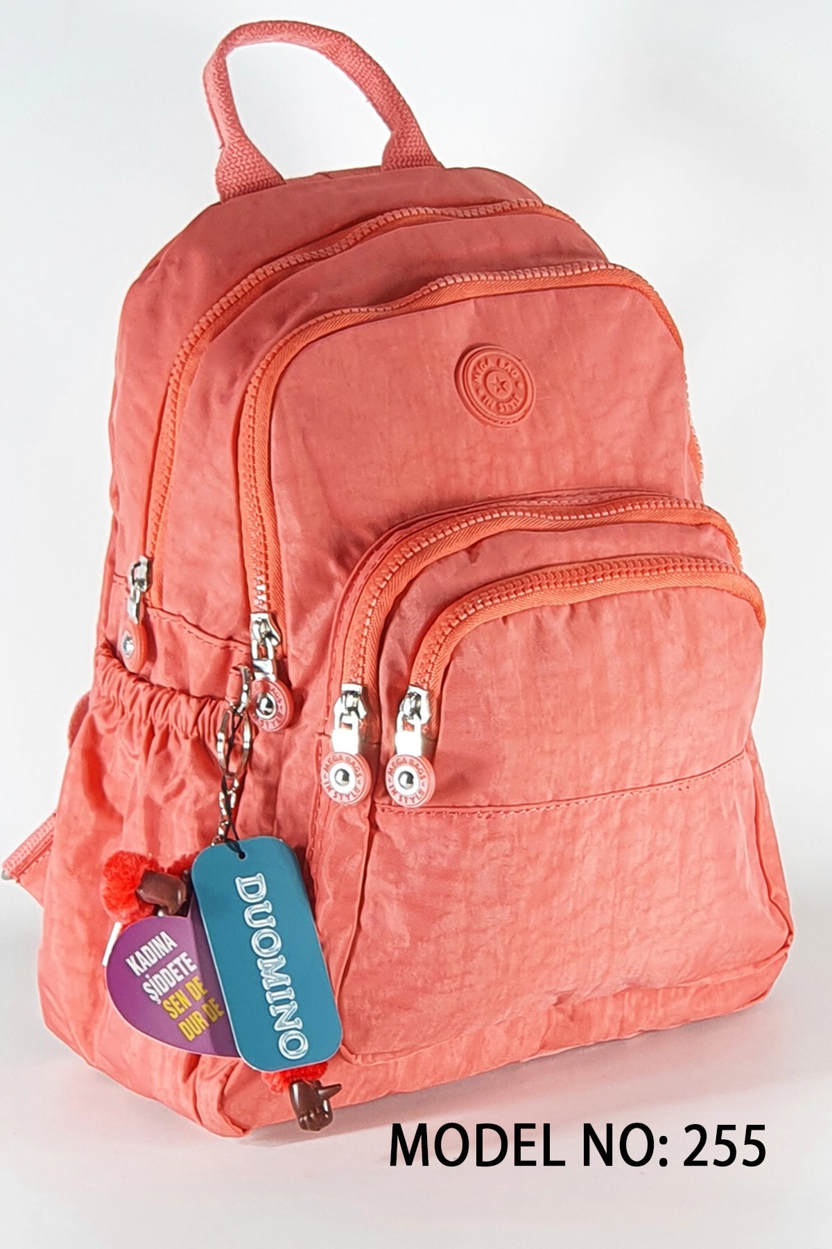 کوله پشتی زنانه نارنجی FCSTORE | günlüksırtçantası255v280 اورجینال - تصویر 3