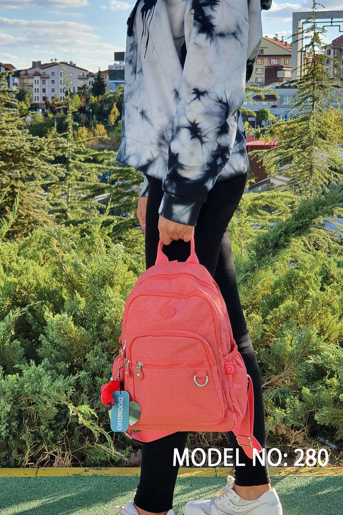 کوله پشتی زنانه نارنجی FCSTORE | günlüksırtçantası255v280 اورجینال - تصویر 6