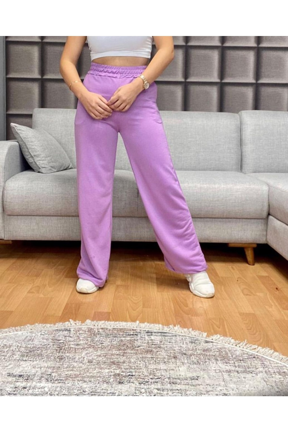 High Waist Wide Leg Sweatpants