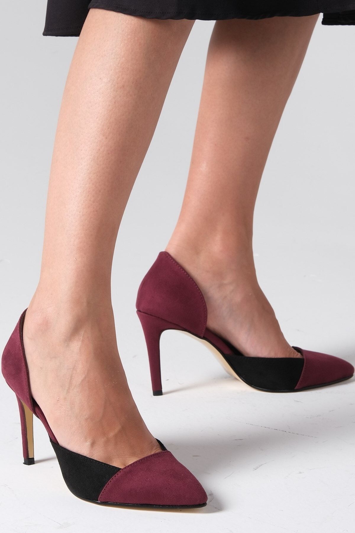 Burgundy shop stiletto heels