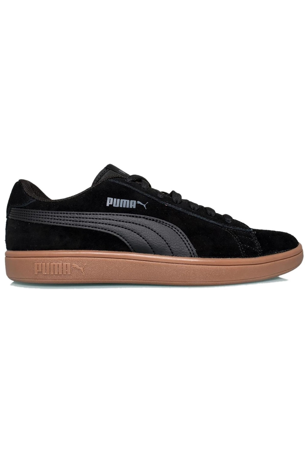 کفش Puma پوما مردانه جیر مشکی Smash V2 اورجینال - تصویر 3