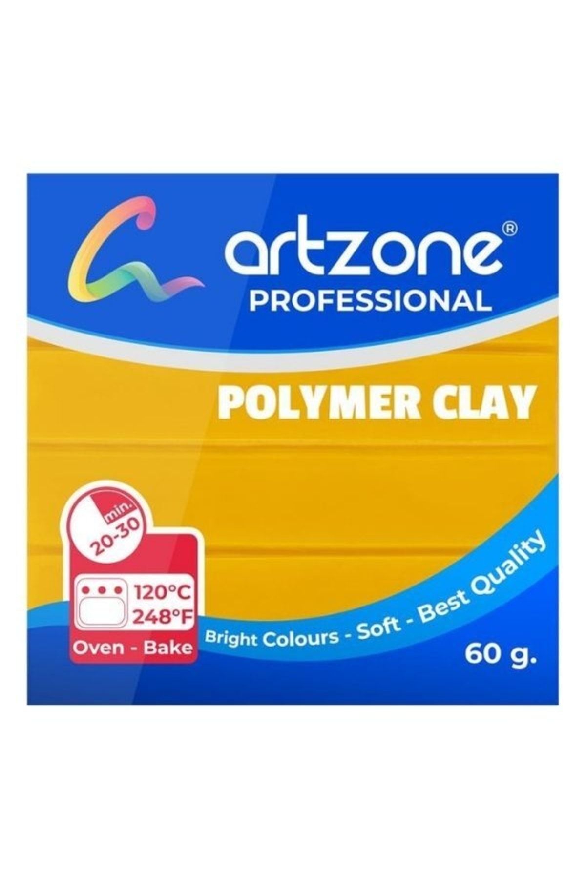 Rich-Artzone Soft Polymer Clay 14243 ذهبي 60 جرام 1