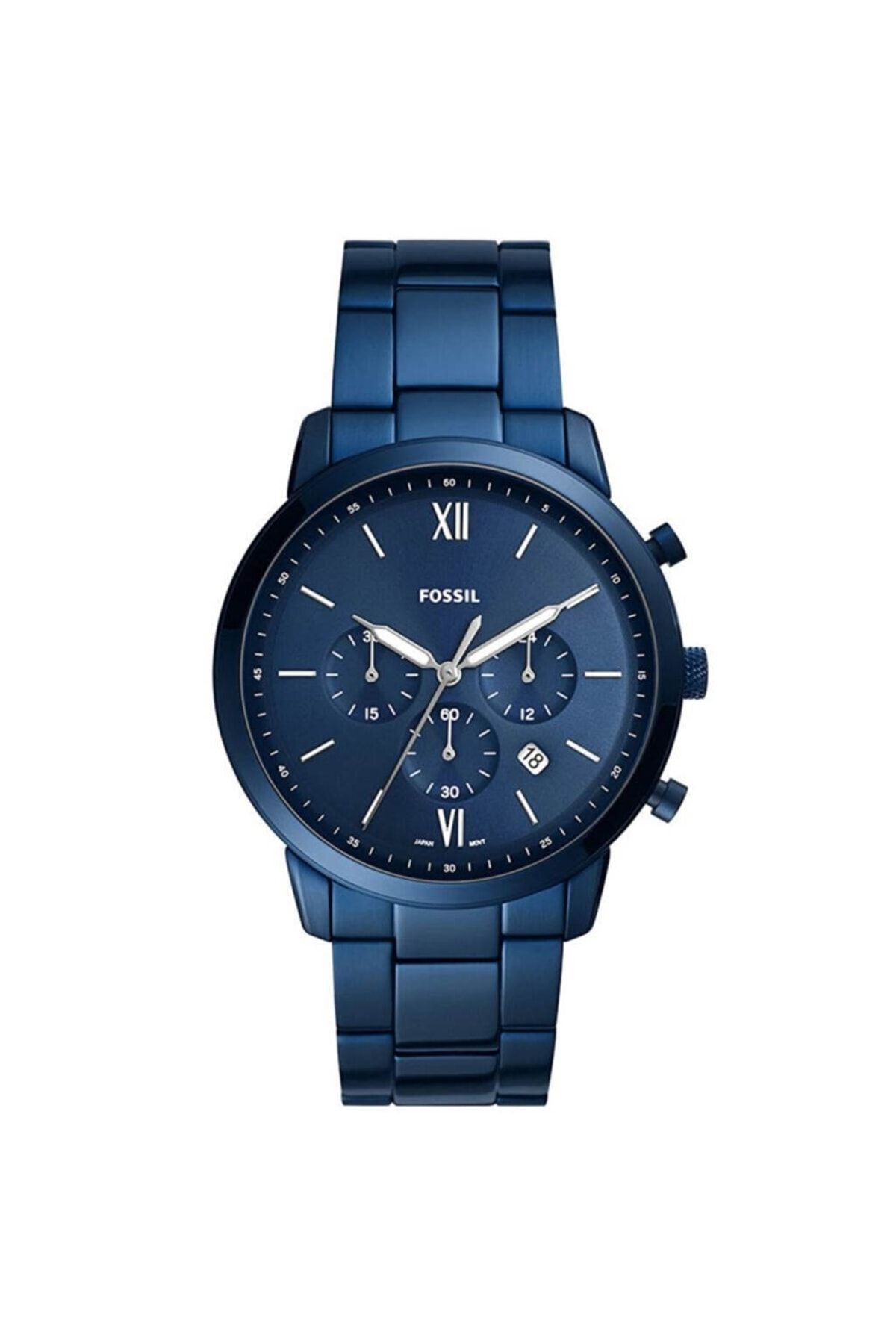 Fossil watch dark top blue