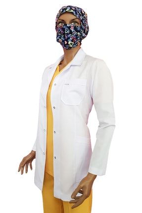 Kadın Beyaz Normal Yaka Normal Boy Doktor Hemşire Öğretmen Önlüğü AH103302NY