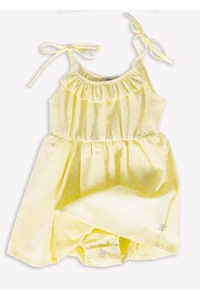 Askılı Külotlu Sarı Yazlık Kız Bebek Elbise (Iki Farklı Renk Seçeneği Ile) BGDSS20-D05