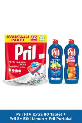 pril hepsi 1 arada extra 80 tablet 2 li