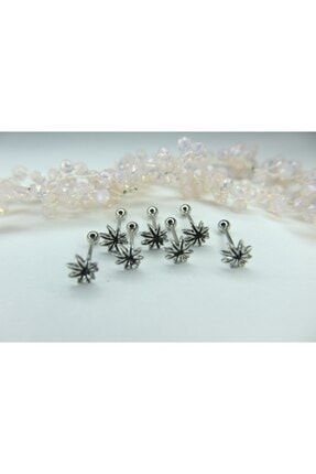Gümüş Yaprak Dil Piercing DIL7261