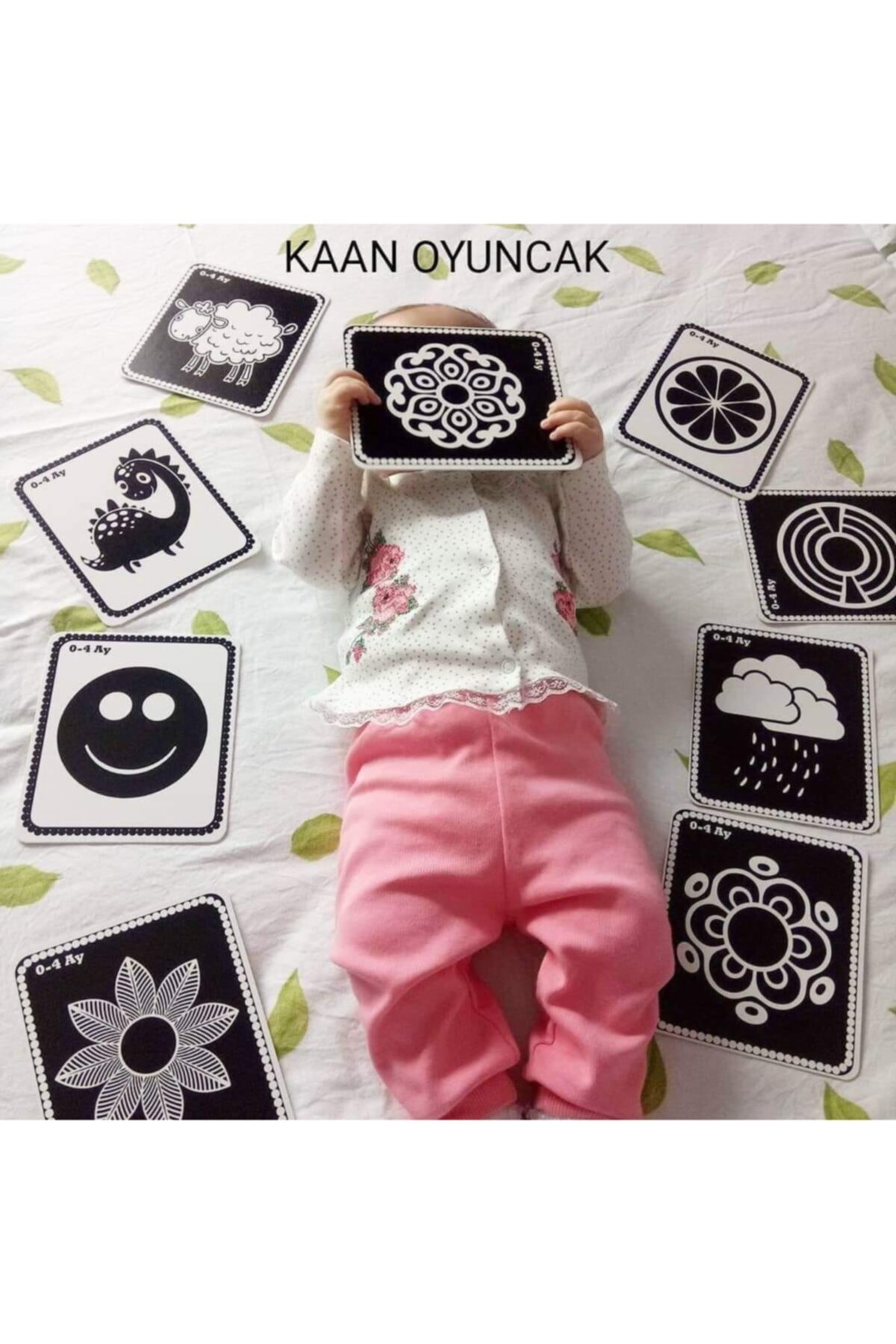 kaan oyuncak Bebek Zeka Kartları 0-12 Ay Flash Kart fotoğrafı 4 (önizleme)