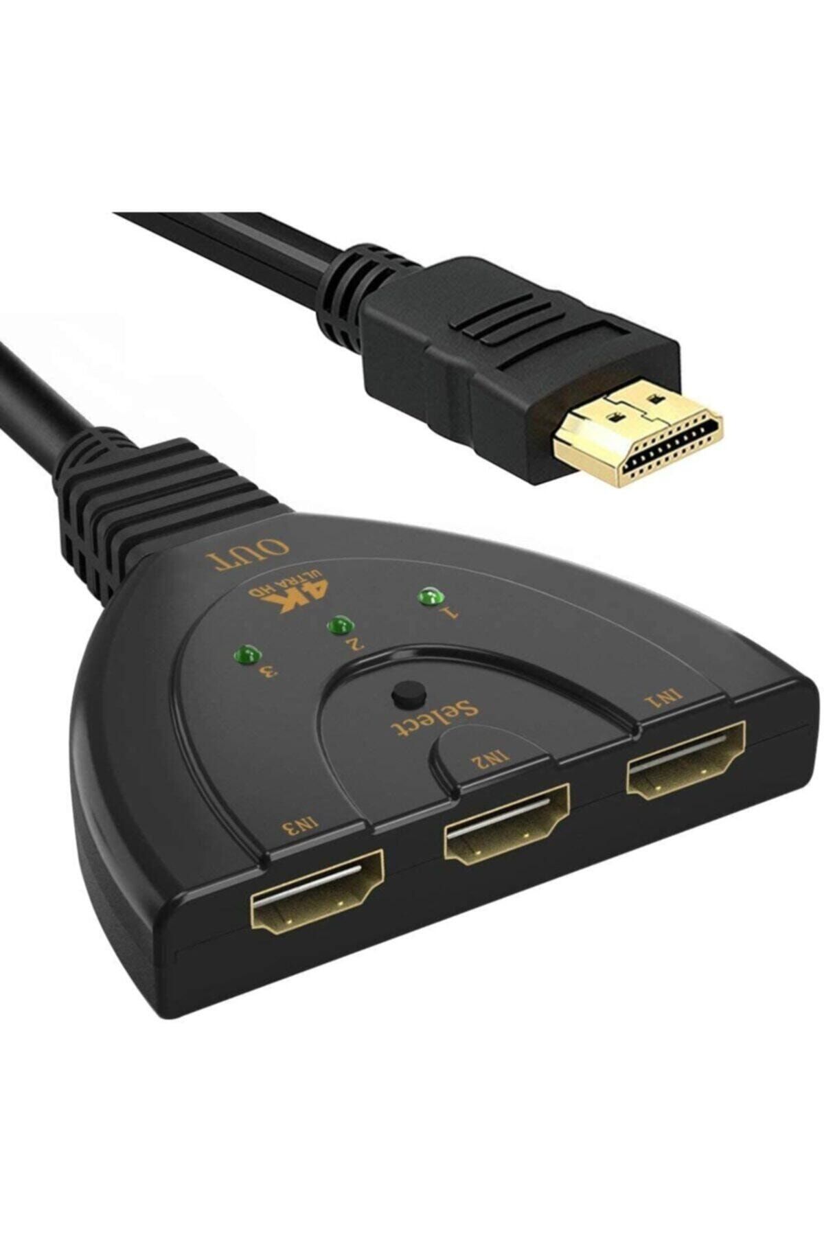 Coverzone-Full Hd 4K HDMI Multiplexer Multiplexer Swtich 3 Input 1 Output Multiplexer HDMI Grnt-1 1