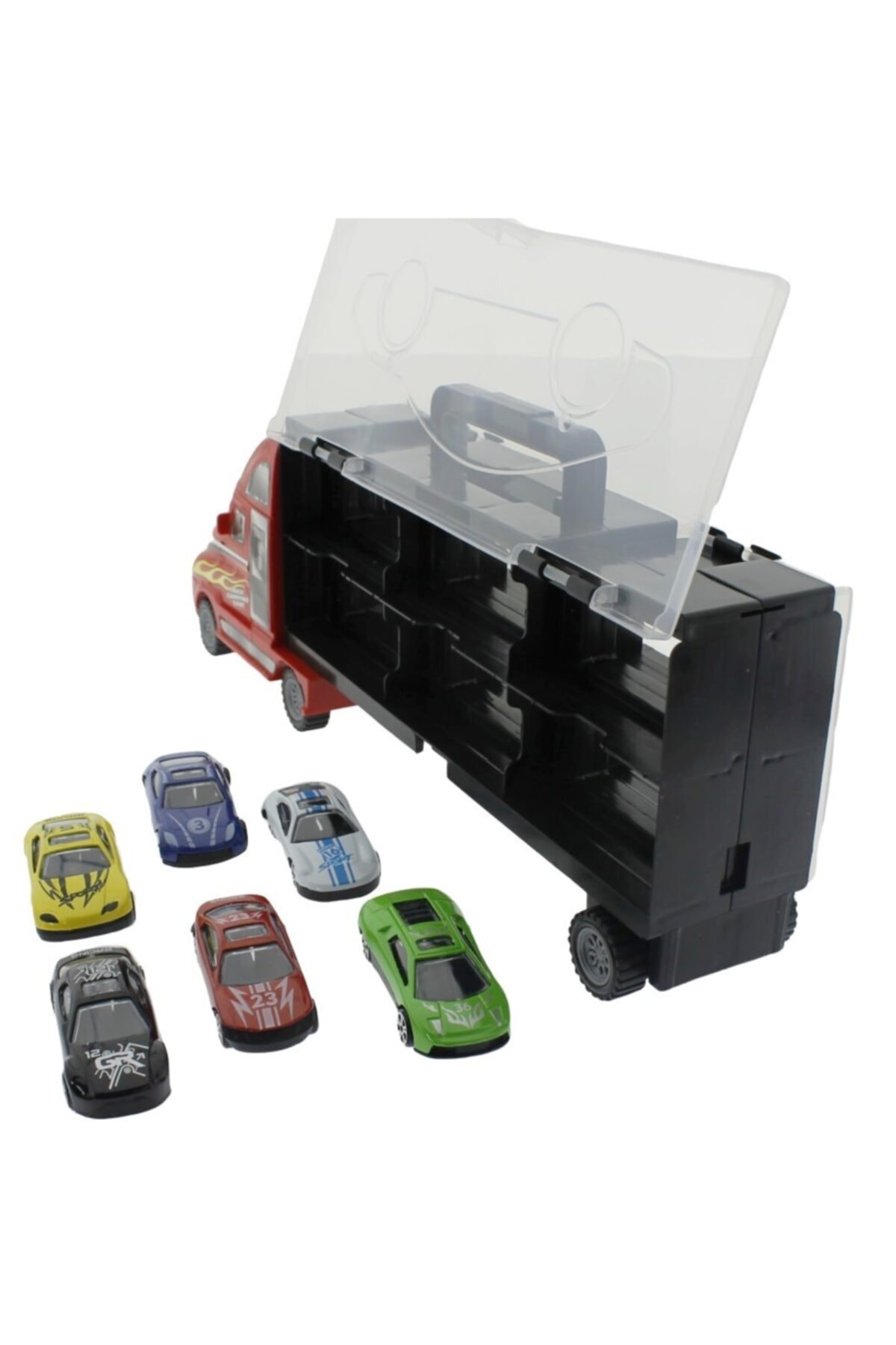 Mega Taşınabilir Die Cast Metal Araçlı Kamyon fotoğrafı 3 (önizleme)