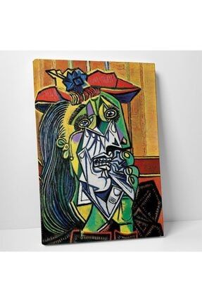 Pablo Picasso - The Weeping Woman - Ağlayan Kadın Kanvas Tablo 70 Cm X 100 Cm 80423152330