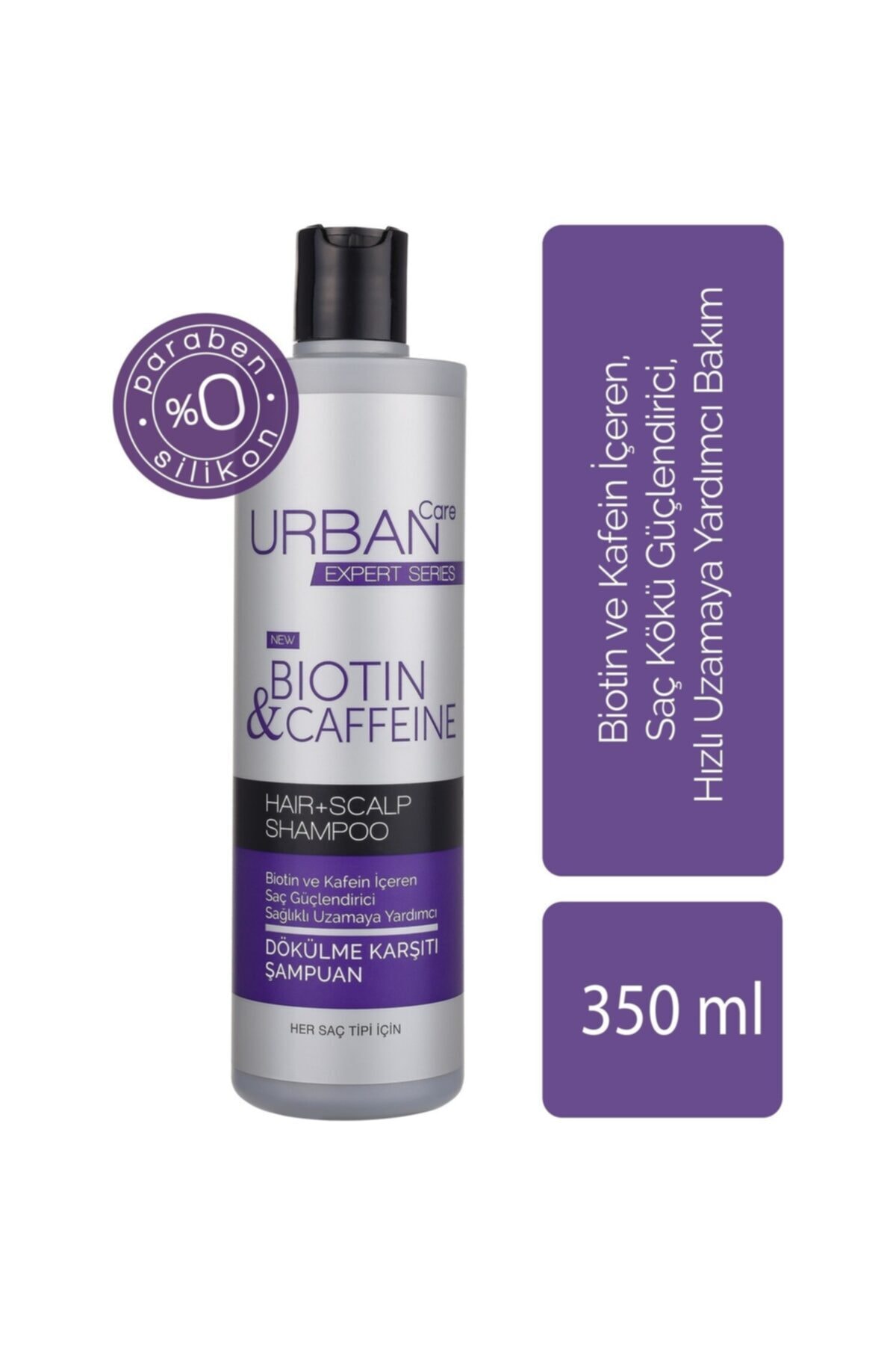 Urban Care Expert Biotin & Caffeine Shampoo 350 ml