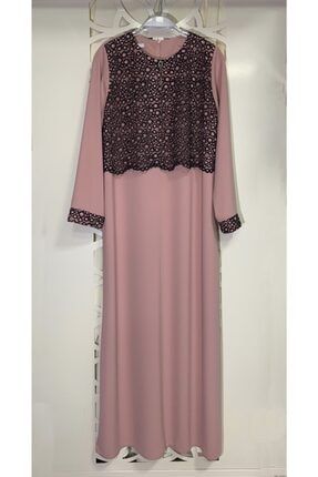 Kadın Güpürlü Kumaş Elbise DLKGYM20200003