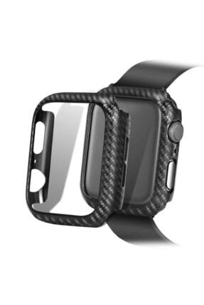 Apple Watch Karbon Fiber 38 mm Uyumlu Koruyucu Kılıf tknbnd-kf38