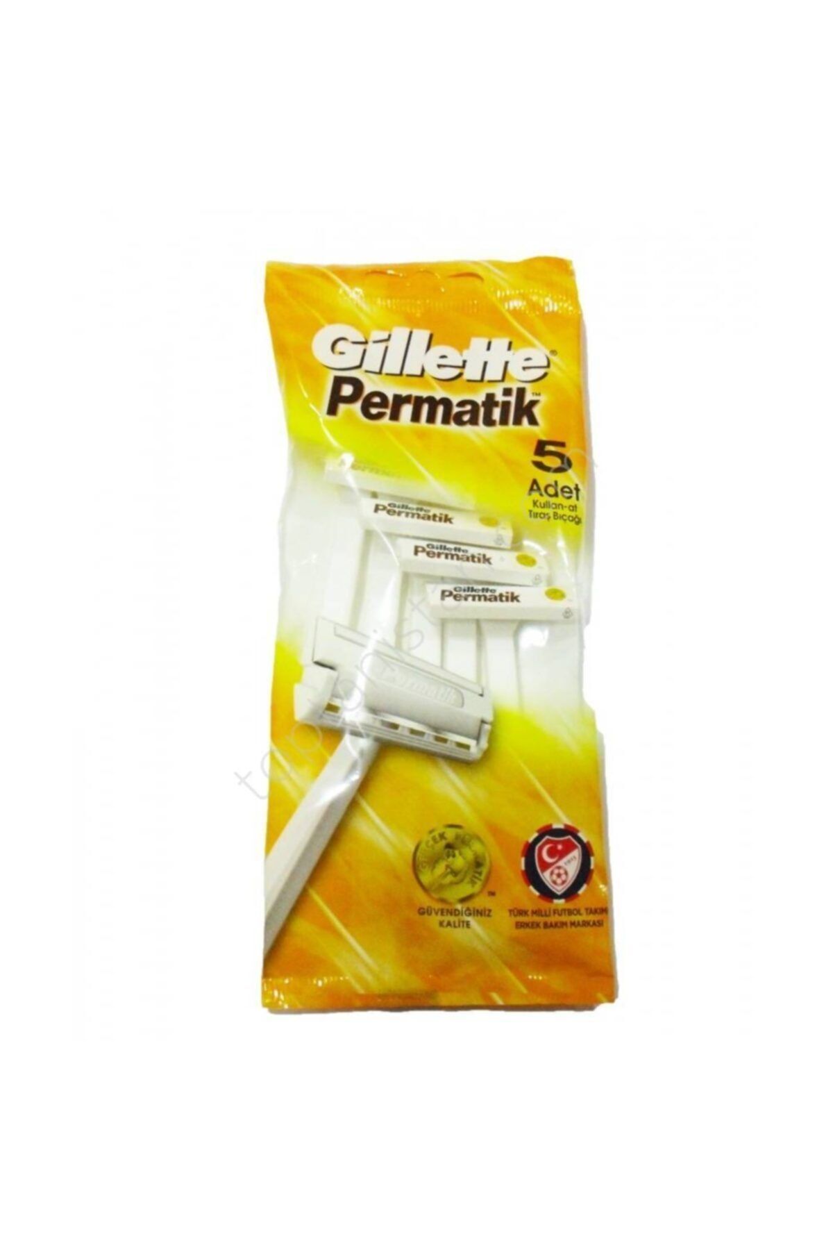خود تراش ژیلت Permatik Tek Bıçak 5'li