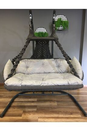 capri swing maya makrome orgu cift kisilik bahce balkon salincak fiyati yorumlari trendyol