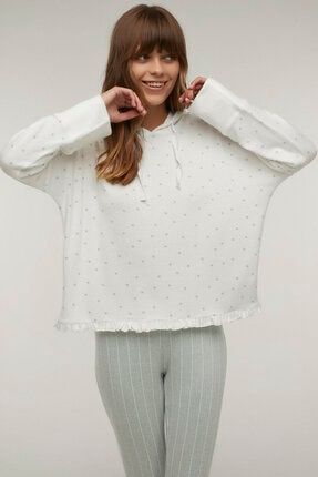 Beyaz Bright Stars Sweatshirt PNWSE4LG20SK-B32