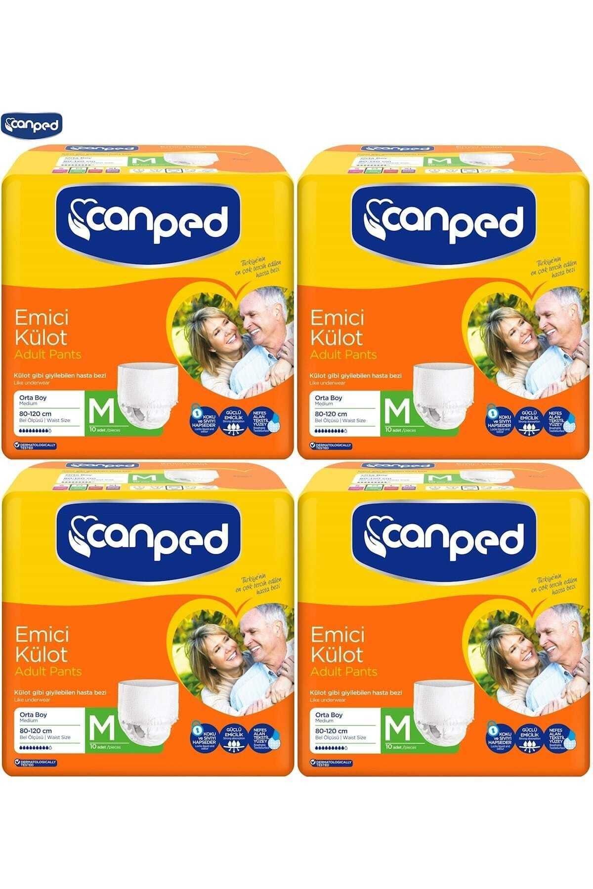 Canped Emici Külot Hasta Bezi 4'lü Set Toplam 40 Adet