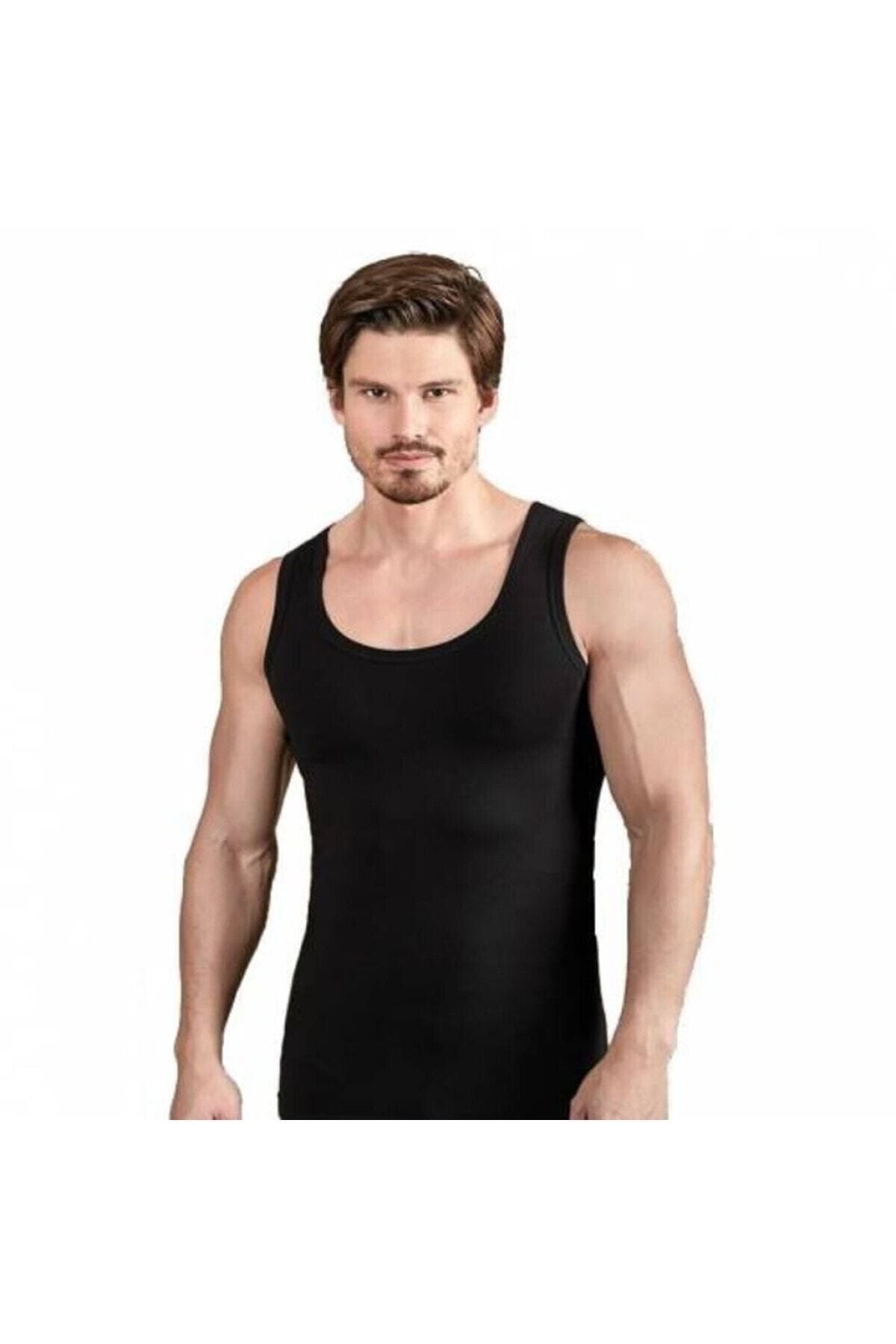 Berrak Tricou Negru Pentru Bărbați, Pachet De 7 Curea 1022 Masculin - S