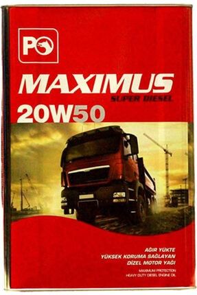 Maximus Süper Diesel 20w50 Motor Yağı 18 Litre DMR656000