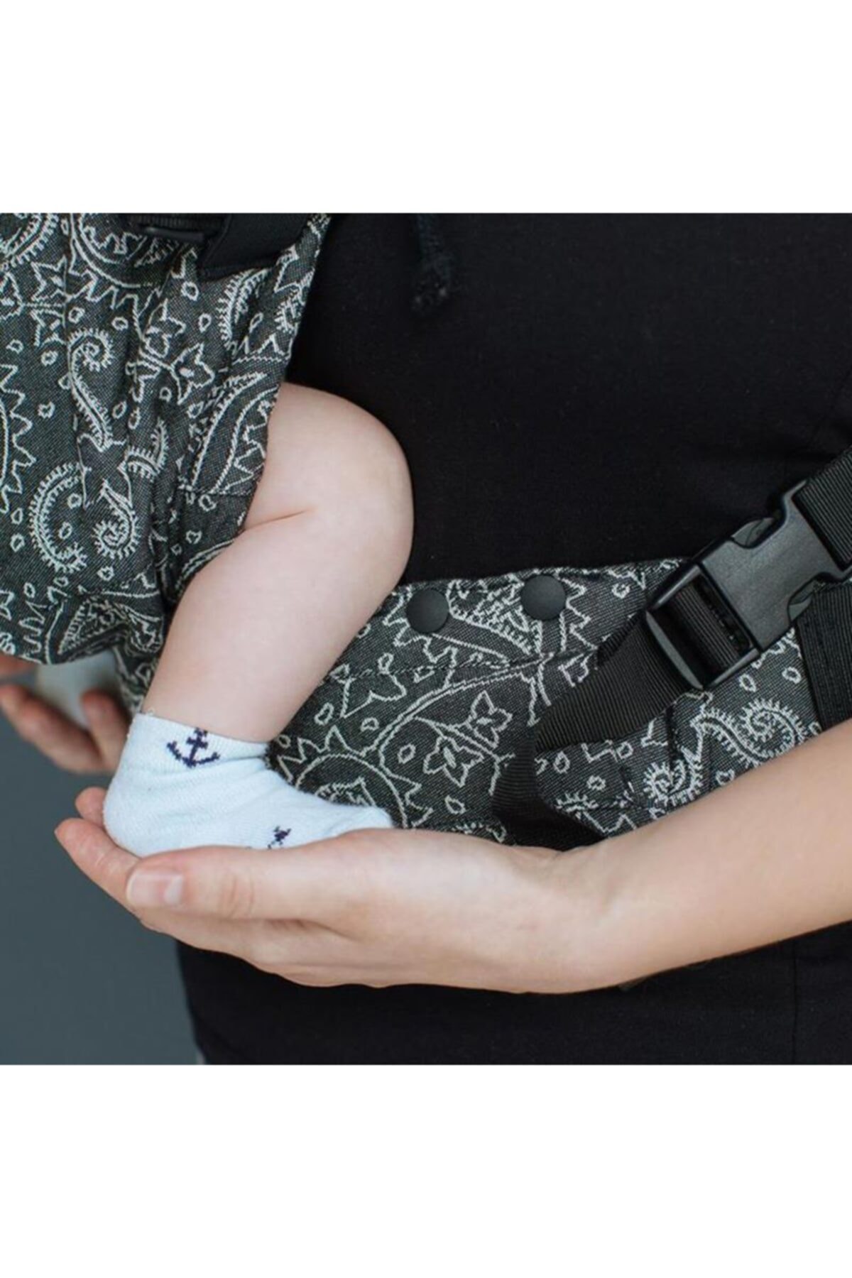 Neko Switch Bebek Beden Kanguru Efes Paisley Hazel Dark fotoğrafı 3 (önizleme)