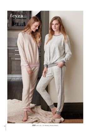 3337 Kadın Mevsimlik Kadın Pijama Takımı