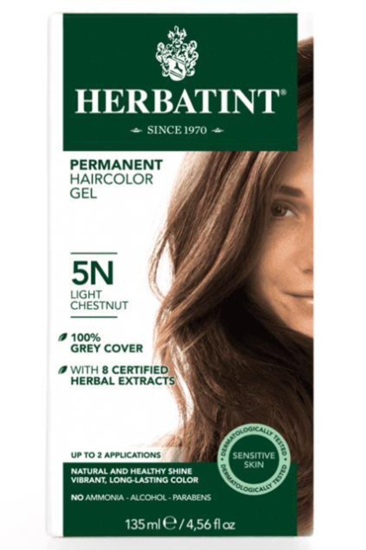herbatint 5n light chestnut hair color
