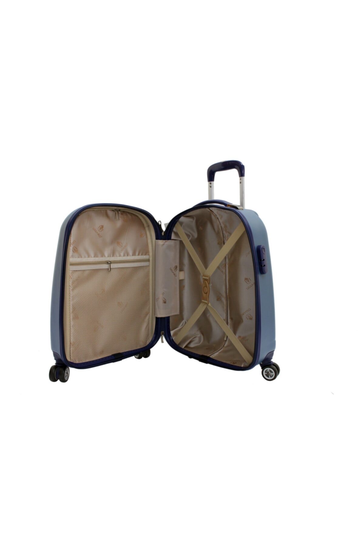 Ussaro V210-2 Sky Blue Bakalit Abs Orta Boy Valiz, Bavul