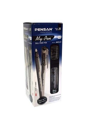 2210 My-pen Tükenmez Kalem 1,0 Mm Siyah (25 Li Paket) Pe02210tksı PENPEL-PE02210TKSI