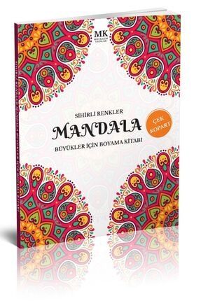 Mandala Sihirli Renkler Büyükler Için Boyama Kitabı 9786257093060