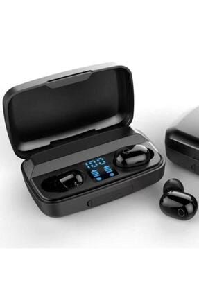A10s Siyah Bluetooth 5.0 Kablosuz Kulaklık | Çift Mikrofonlu | Powerbank Kutulu Şarj Kablosu A10S