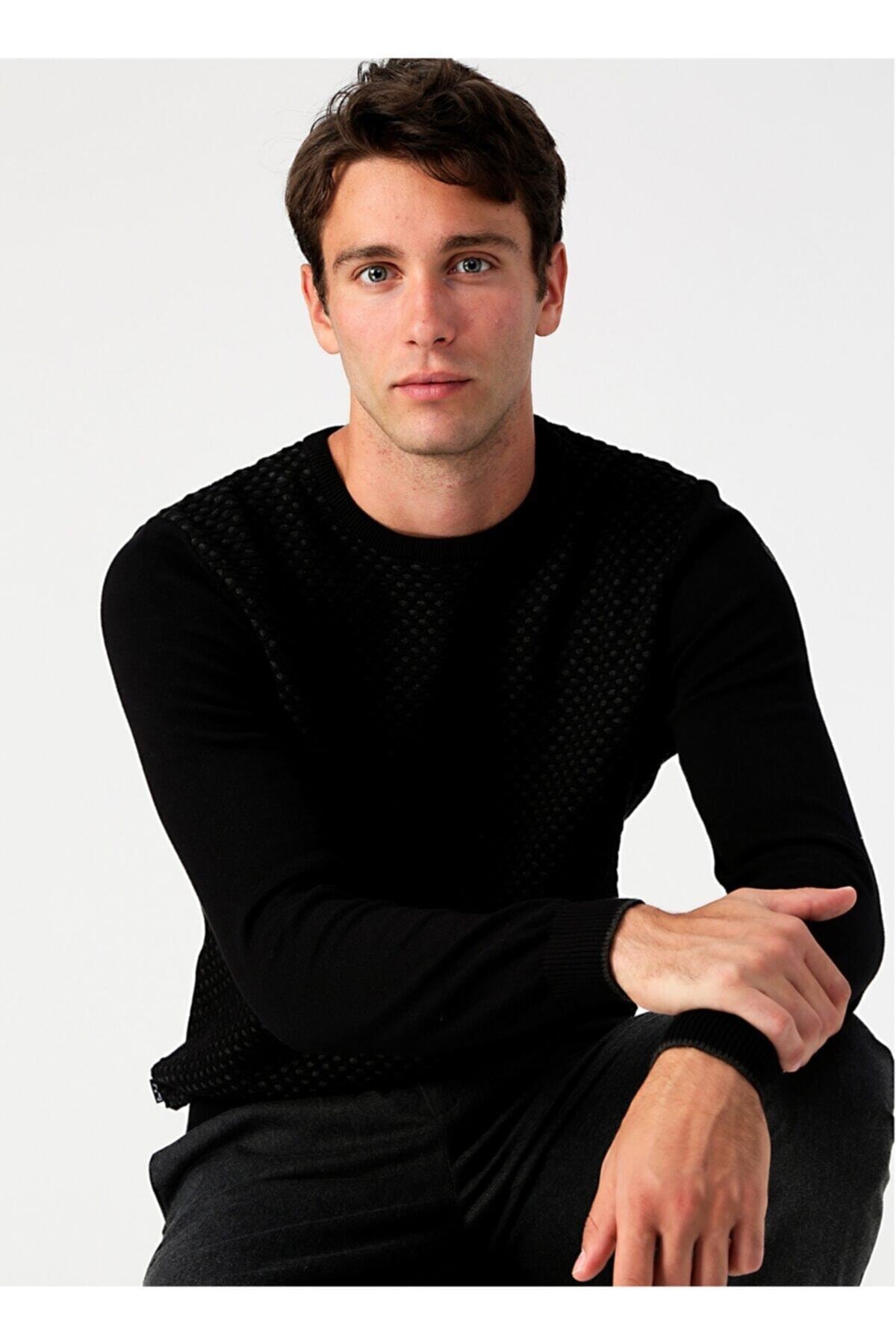 پیر کاردین ژاکت مشکی مردانه