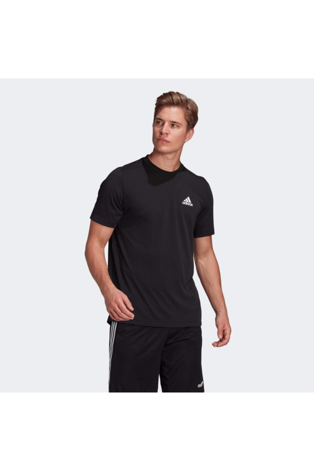 1_org_zoom تیشرت adidas آدیداس مردانه مشکی Aeroready طراحی 2 Move Feelready اورجینال - تصویر 1