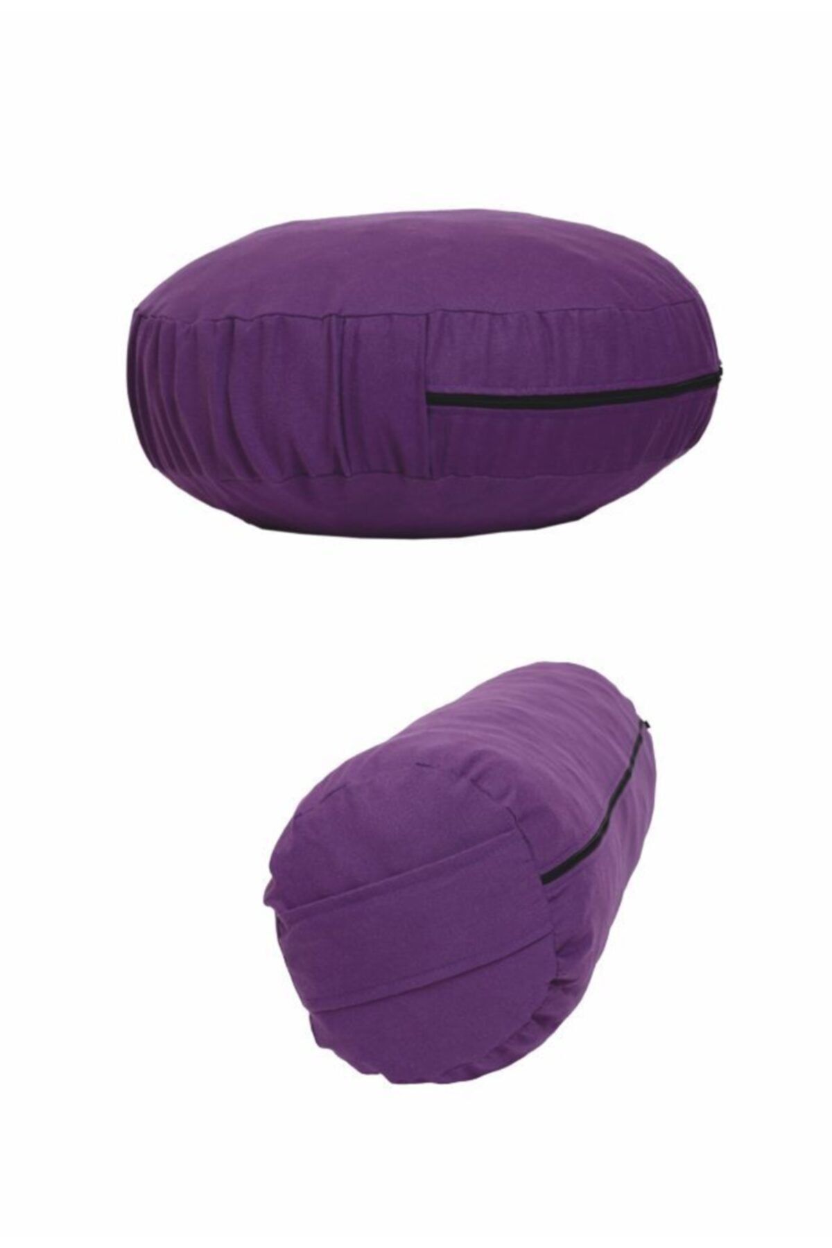 مت یوگا بنفش مردانه و زنانه کوسن مدیتیشن پوسته ارگانیک + Bolster دو مجموعه REMEGE