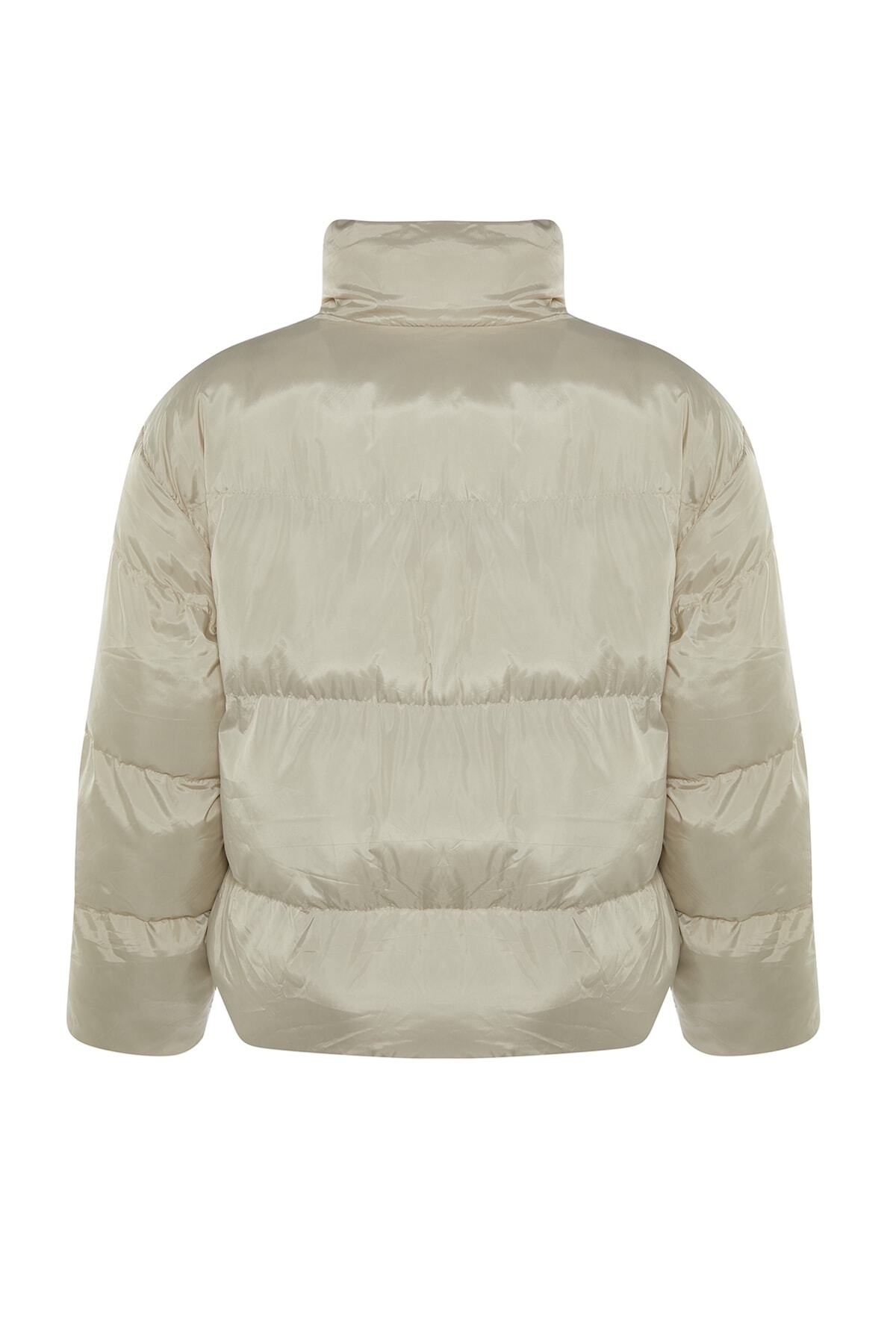 Trendyol Curve-Stone Oversize Puffer Jacket TBBAW23AW00008 10