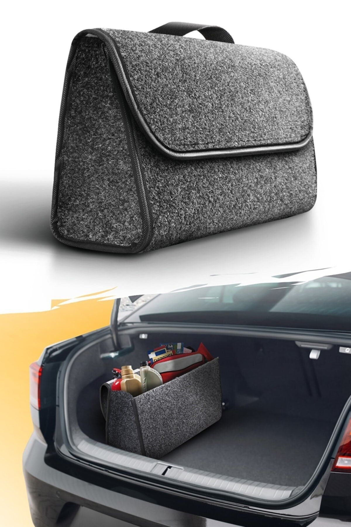 Ankaflex Exp Auto Trunk Organizer In-Car Organizer Car Luggage Bag  Multi-Purpose Felt Bag - Trendyol
