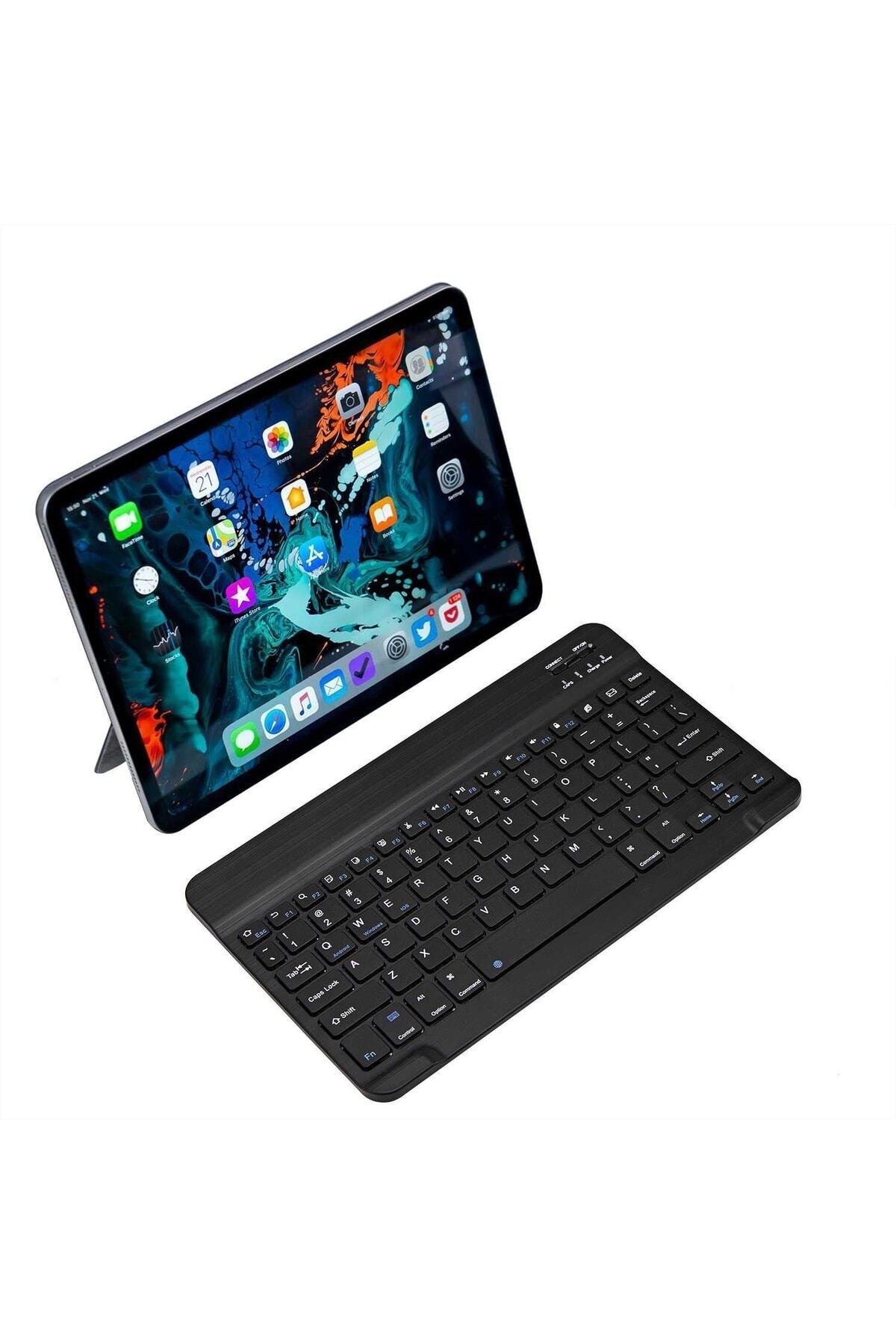 Apple Ipad Air 3.nesil 10.5" A2152 Uyumlu Bleutooth Tablet Klavyesi Mini Slim Şarjlı Kablosuz 4