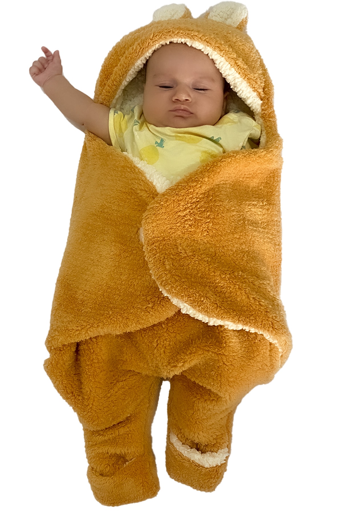 Canestar Bebek Dış Kundak ( Uyku Tulumu) Hardal- Kahverenği fotoğrafı 3 (önizleme)