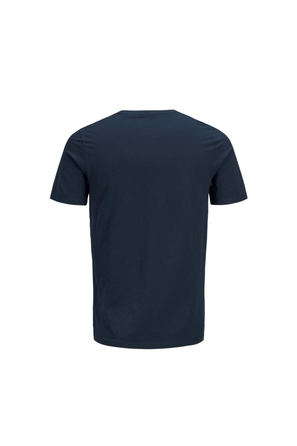 تیشرت مردانه آبی سرمه ای جک اند جونز | 12137126LACI اورجینال - تصویر 2