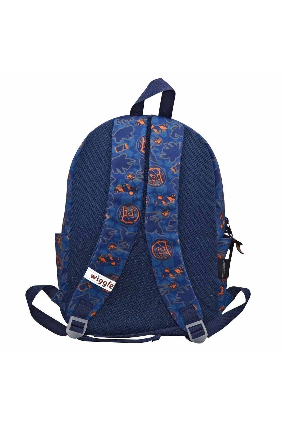 W GGLE Jurassic World Backpack 1403 Navy Blue Orange Trendyol