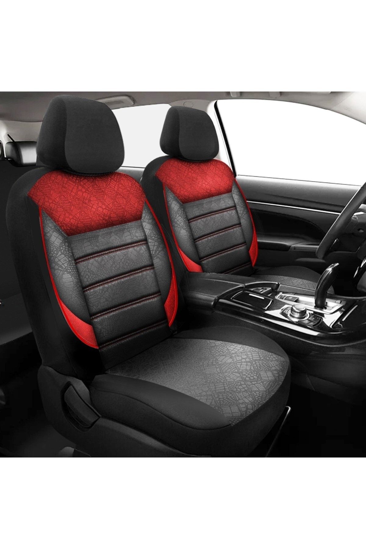 NiCe Shop Mazda 3 2006 2012 Compatible Seat Cover Scorpion Red