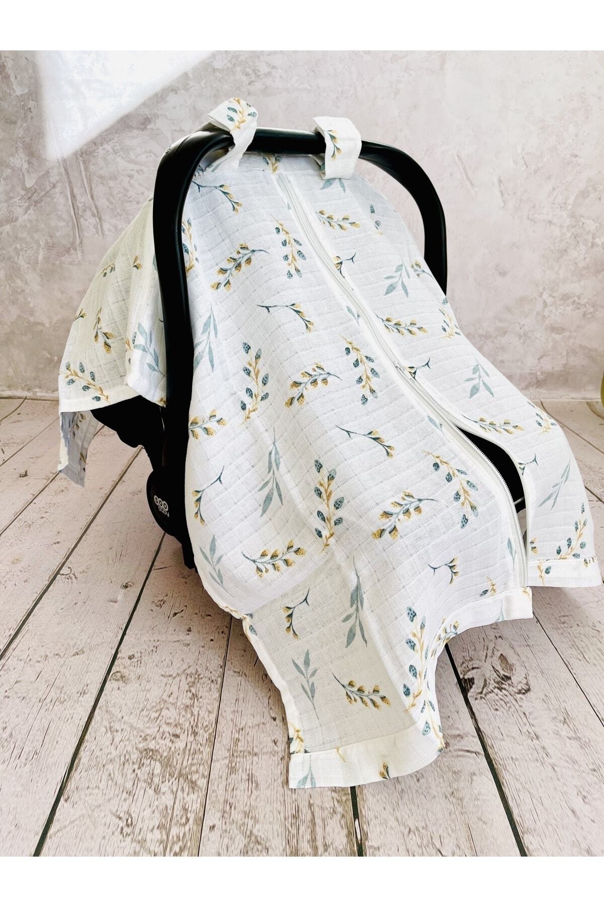 JUNİPERUS Fermuarlı Yaprak Müslin Bezi Puset Örtüsü fotoğrafı 2 (önizleme)