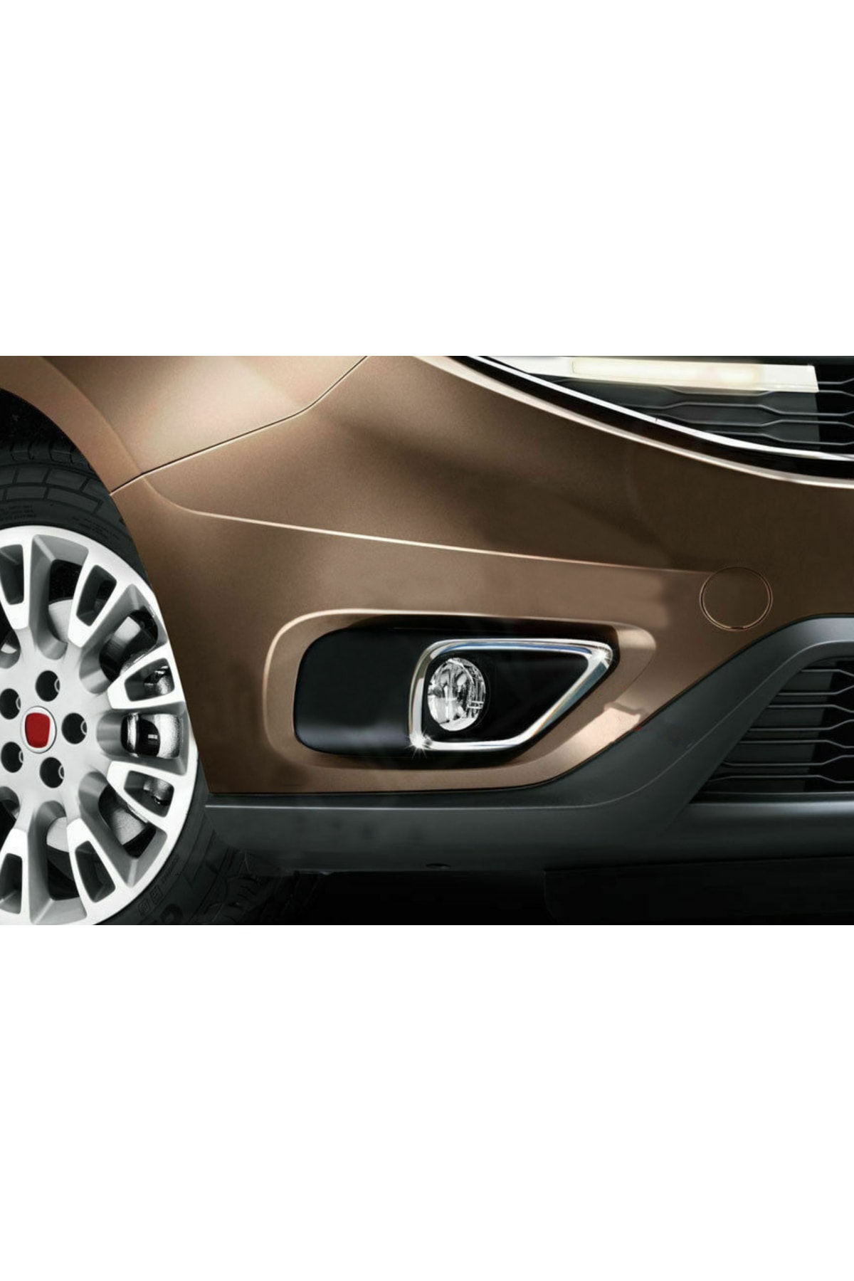 A&G Tuning Fiat Doblo Krom Sis Farı Çerçevesi 2015 Üzeri Paslanmaz Çelik