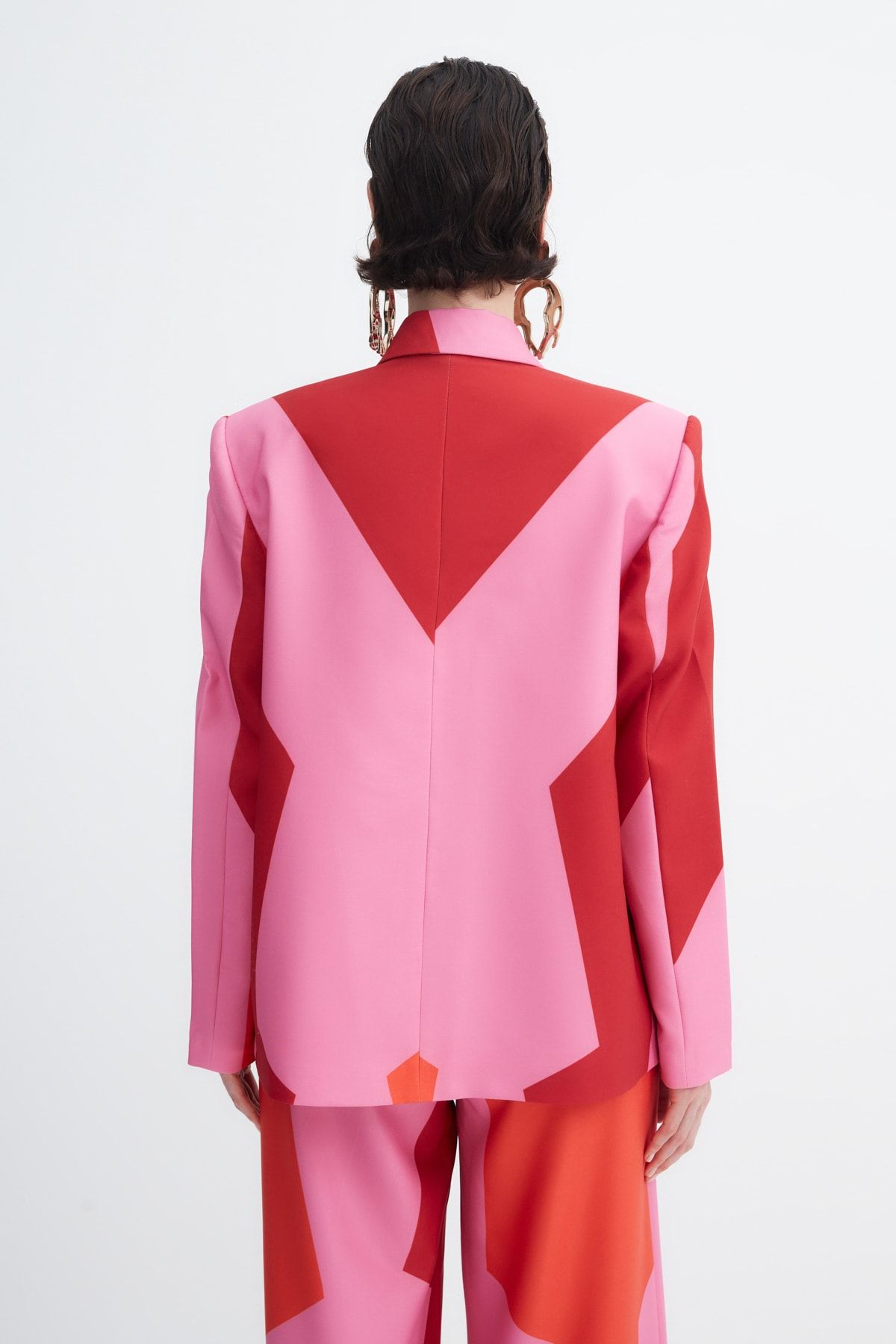 Trendyol Collection-X Zeynep Tosun Multi-Colored Button Detailed Oversize bunda TPRAW23CE00016 6